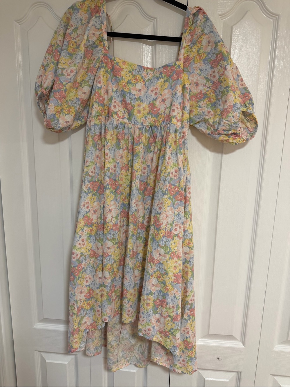 Joe Fresh Pastel Floral Skirted Dress in Multi-Color
